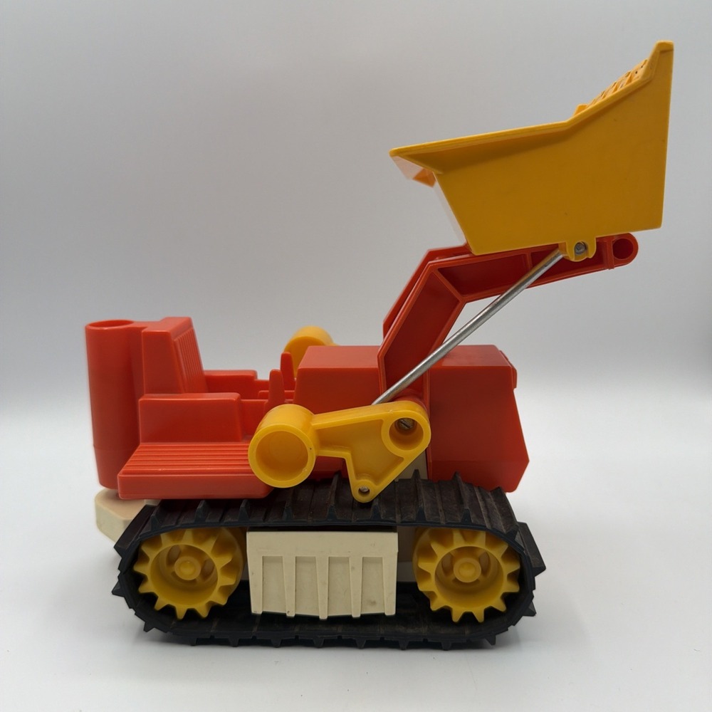 Vintage 1979 Fisher-Price 11" Husky Helper "Dozer Loader" Model #329